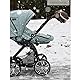 Gesslein Fußsack Igloo, Babyfußsack (mitwachsend & rutschsicher, geschützter Kopfbereich, pflegeleichter Fußsack Kinderwagen), grau meliert