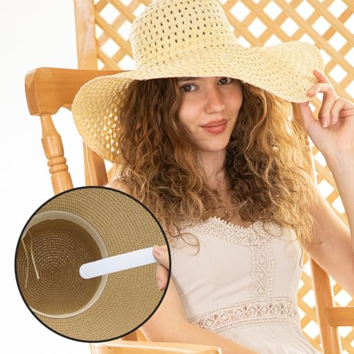 Image of 10 Pack Hat Size Reducer, Hat Size Tape, Inserts Liner Foam Reducing Tape for Men and Women's Hats, Caps (10, White)