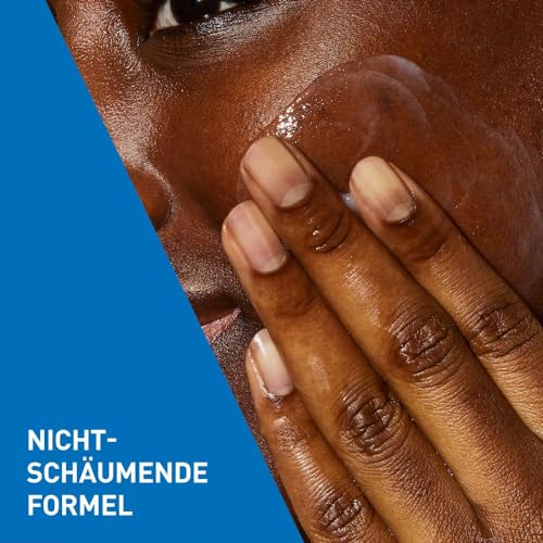 CeraVe Feuchtigkeitsspendende Reinigungslotion für Gesicht und Körper, Sanft reinigend ohne Schaum, Für normale bis trockene Haut, Mit Hyaluron und 3 essenziellen Ceramiden, 562 ml