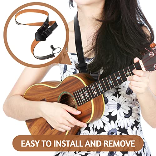 Vaguelly Sangle De Ukulélé Sans Perçage Bandoulière Réglable Pour Ukulélé Sangle De Cou Pour Guitare Hawaïenne Sangle En… - Les Beatles, Paul McCartney, John Lennon, RIngo Starr, George Harrison Vaguelly Sangle De Ukulélé Sans Perçage Bandoulière Réglable Pour Ukulélé Sangle De Cou Pour Guitare Hawaïenne Sangle En… – Image 4
