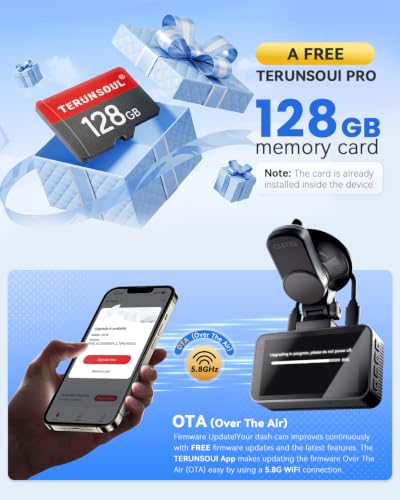 Terunsoul 4K+4K Dash Cam