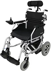 Cadeira de Rodas Motorizada em Alumínio Dobrável D900 com Apoio de Cabeça Dellamed