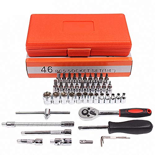 Kit de herramientas para reparación de autos 46 piezas miniatura 3