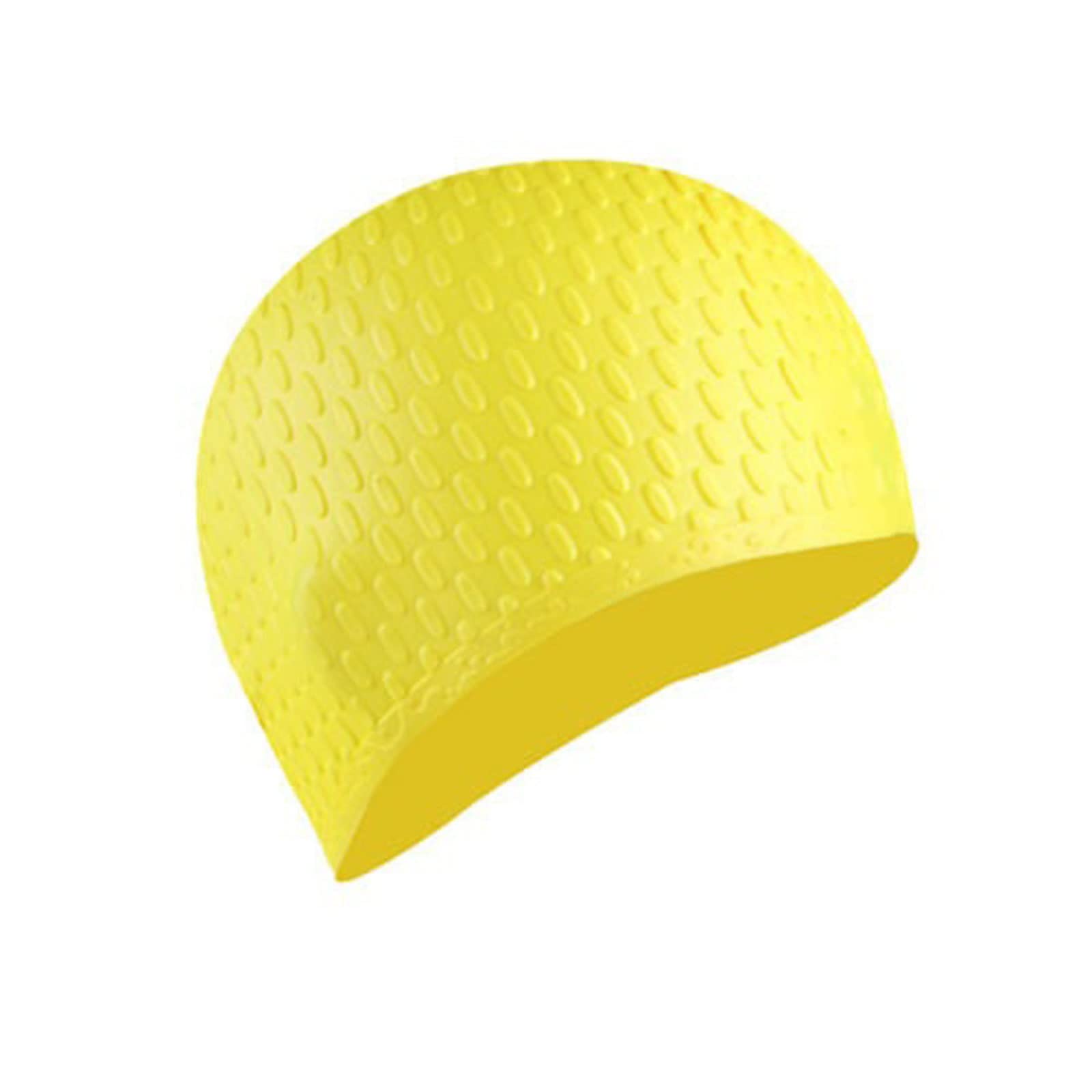 Nylonowy Czepek Pływacki, Czepek i okulary pływackie silikonowe w opakowaniu 2 szt. dla dorosłych unisex długie włosy duże wielokolorowe(Unique Colour,Wit)