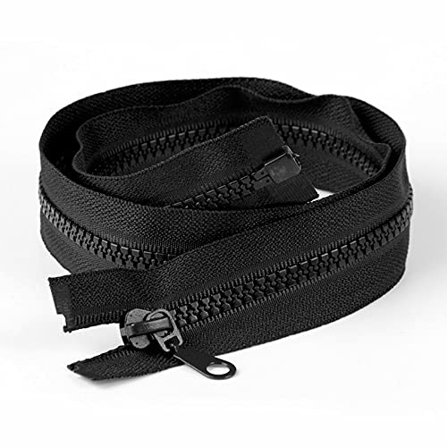 Estrattore Ziper, fissatore di cerniere, Sliders Zipper,Sewing Zips,Ended Zip Fasteners,5pcs Jacket Zipper Reversible Slide #5 Molded Plastic Separating End