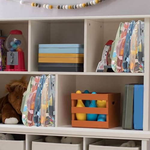 Bolsas con cremallera para guardar juguetes en el coche y organizar el material escolar en casa 3