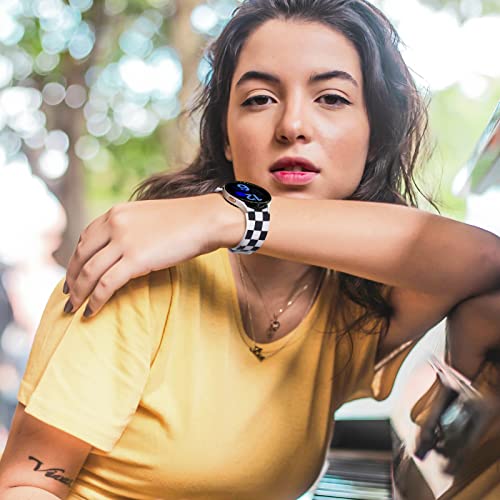 Watbro Band Compatible with Cow Marble Samsung Galaxy Watch 6 Band Classic 43mm 47mm 40mm 44mm,Galaxy Watch 5/4,Cow Marble Print Band for Galaxy Watch5 pro/Galaxy Watch4 Classic 46mm 42mm Women Men