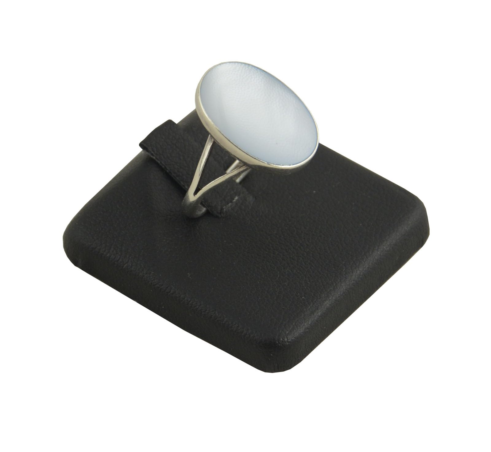 Box Displays Black Leatherette Ring Single Clip Presentation Jewellery Display Organiser Stand (1)