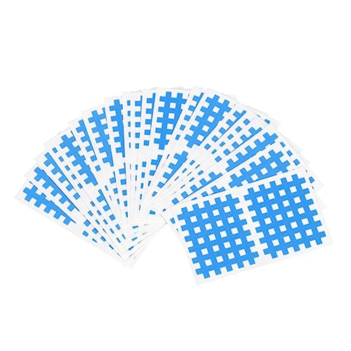 Beavorty 20 Sheets Adhesive Cloth for Fitness Taping Sports Adhesive Cloth Physical Support Tape Sport Tape Elastic Therapeutic Tape Atheltic Tape Medical Tape Fitness Tape Sports Tape Blue