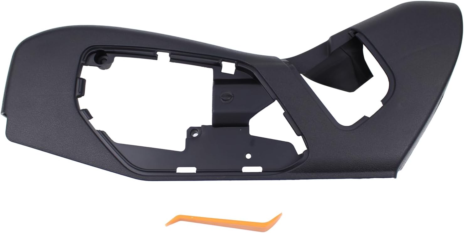Front Left Outer Side Seat Trim Panel Bezel Guard Black for Jeep Commander 2006-2010 Grand Cherokee 2008-2010