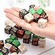 48 Pcs Würfel Zähler, Token Loyalität D6 Kompatibel mit MTG, CCG Magic The Gathering MTG dice Würfel, Kartenspiel Zubehör mit Aufbewahrungsbeuteln