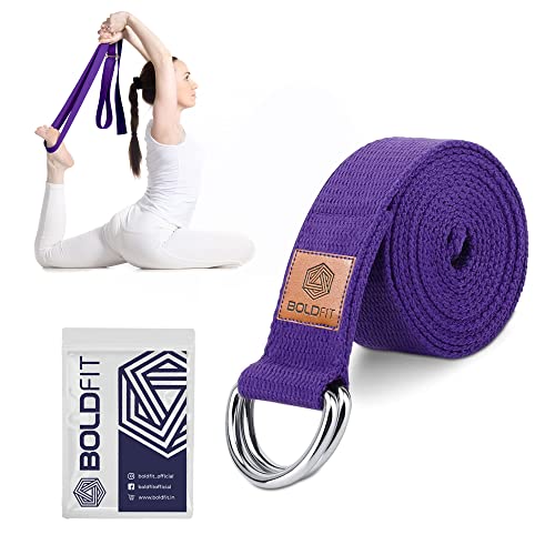 Boldfit Yoga Belt for Women and Men - Yoga Strap for Stretching w...