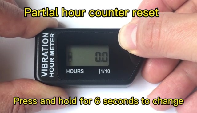 Contaore Vibrazione Digitale Impermeabile - Misuratore Ore Lavoro Per Motori E Generatori - Foto 5