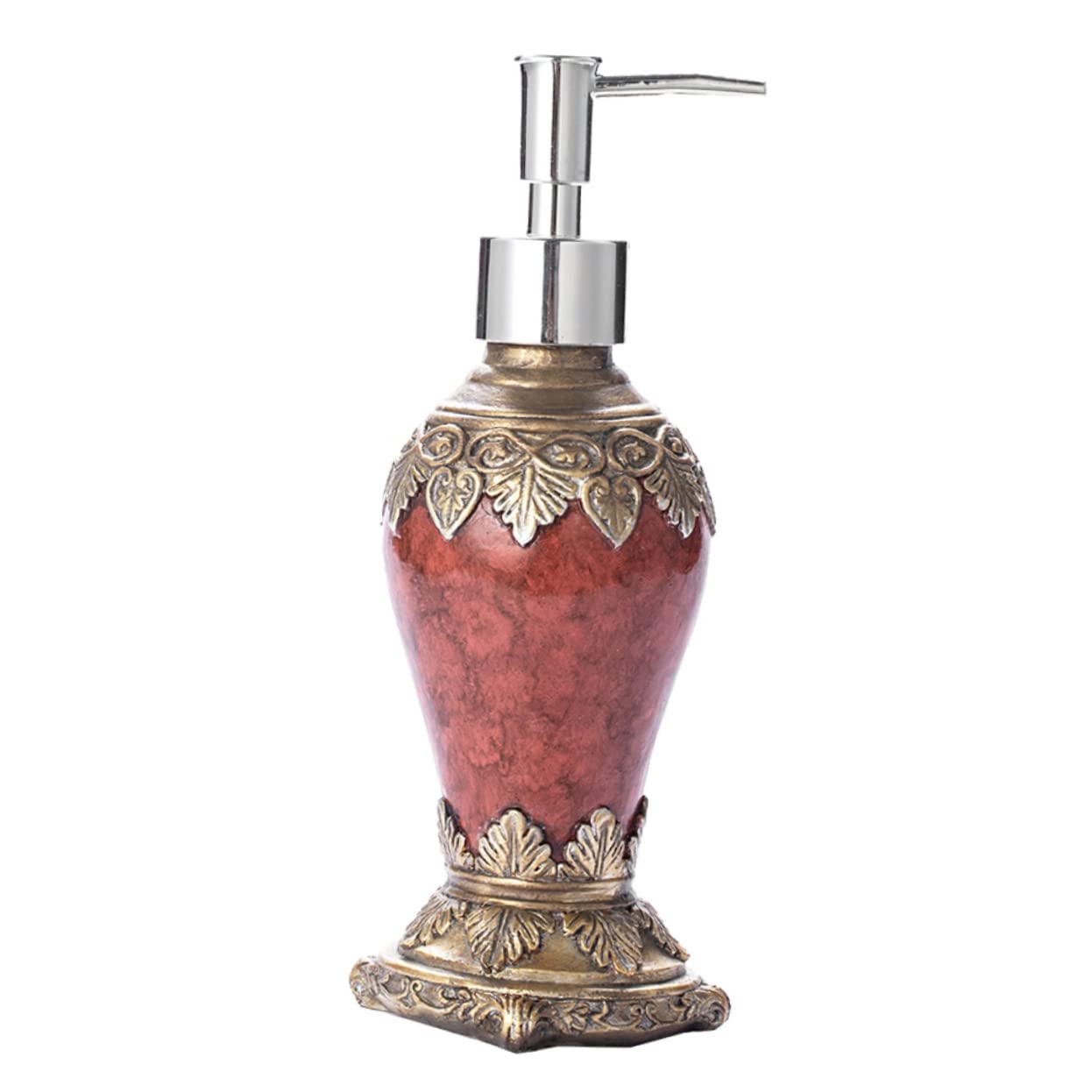 PACKOVE Dispenser Liquido con Design Retro per Shampoo e Lozione Erogatrice per Bagno Ottima Decorazione per Domestici