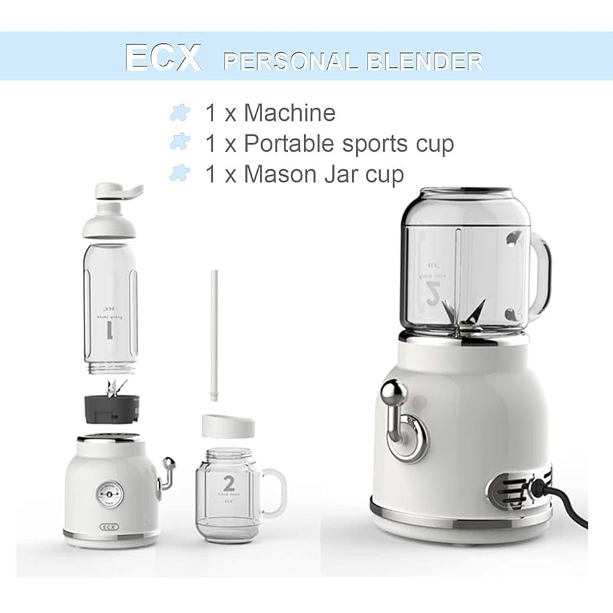 Amazon.com: ECX Smoothie Blender Maker, Personal Blender for