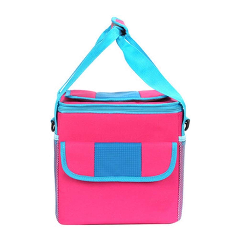 Bolsa de Picnic Bolsas for loncheras con aislamiento de gran capacidad Bolsas de Almuerzo(Rose Red)
