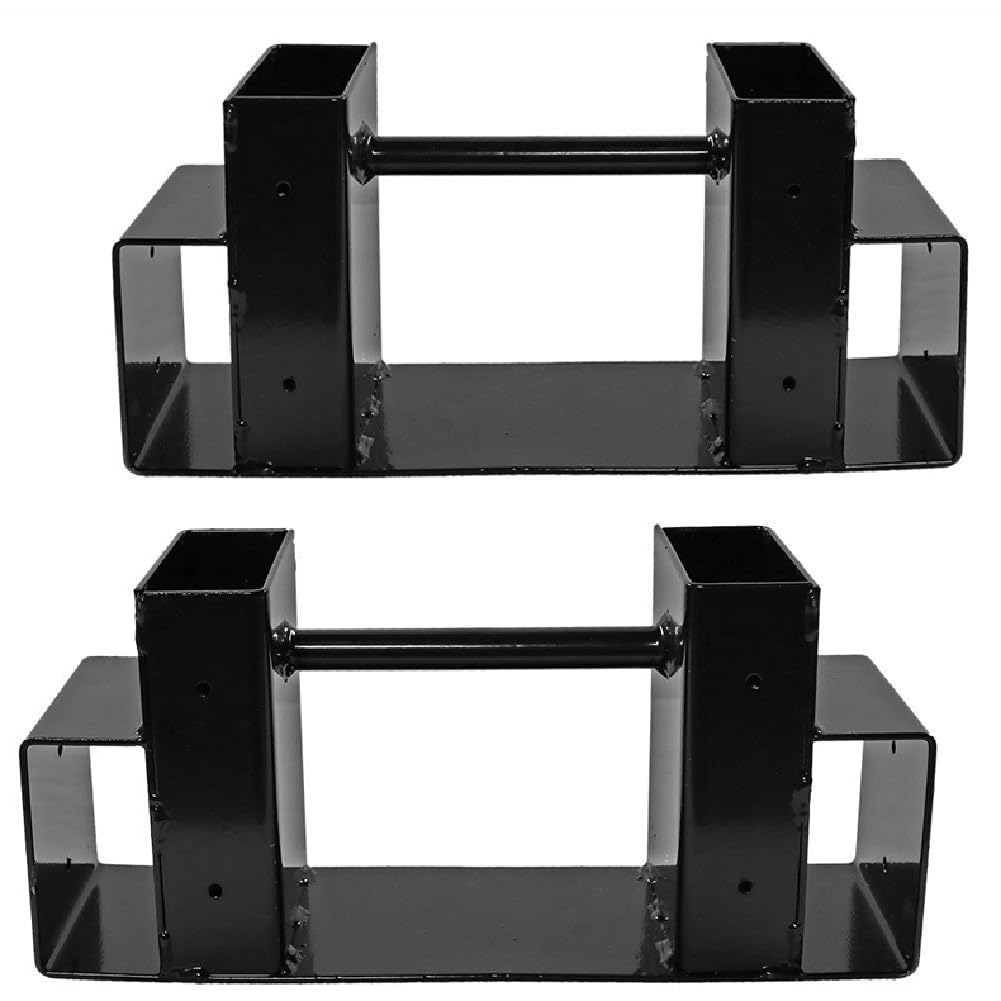 Kit support bûches réglable rangement bois de chauffage extérieur 2 pièces range bûches stable