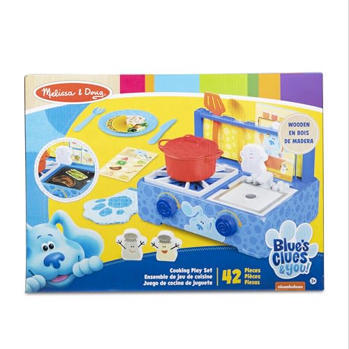 Melissa & Doug Blue's Clues & You! Wooden Cooking Play Set (42 Pieces) - image 6