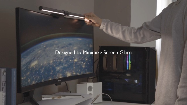 BenQ ScreenBar Halo LED Monitor Light| Lamp with Wireless