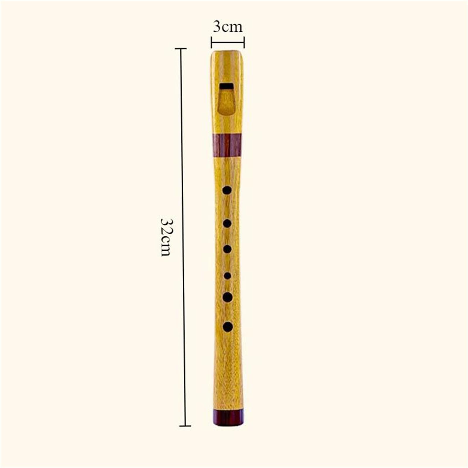 Drewniany Flet Prosty Drewniany Flet Prosty (klawisz G) Profesjonalny Instrument Z 7 Otworami Dla Dorosłych Początkujących