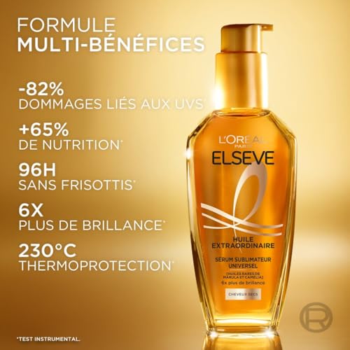Huile Cheveux Soin Sublimateur Universel Fleurs Rares Elseve 'oreal Paris Le Flacon De 100ml - vue 4