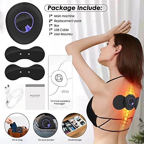 Tens Units Ems Mini Massager,Muscle Stimulator Full Body Relaxation Machine,Rechargeable Device For Legs Back Neck Pain Relief Electromagnetic Therapy(Fsa Or Hsa Eligible) #TOP2