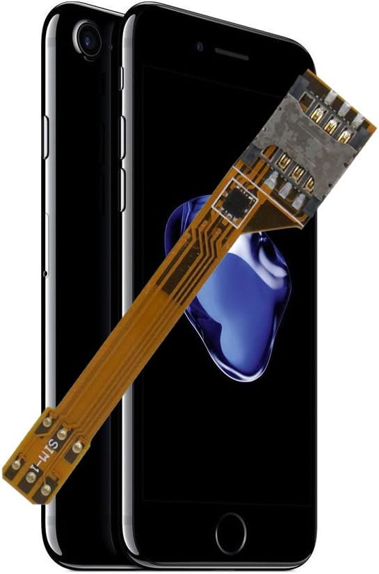 GVKVGIH Dual SIM Card Adapter Set for iPhone 8Plus, Ultra-Slim Chip for The Quickest Switching