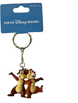 ディズニーリゾート チップとデールポップコーンキーホルダー