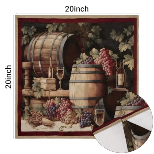 Servilletas de Tela Reutilizables 20x20 Pulgadas Pack x4 miniatura 3