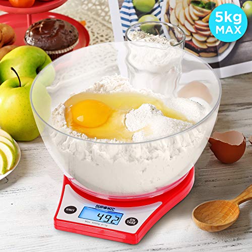 Duronic KS6000 RD Küchenwaage, 5 kg Digitalwaage rund – Ansicht 3