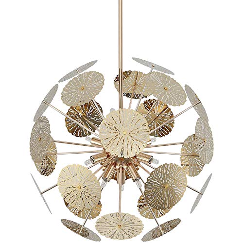 Lustre suspension globe réglable pour corriger le manque de luminosité
