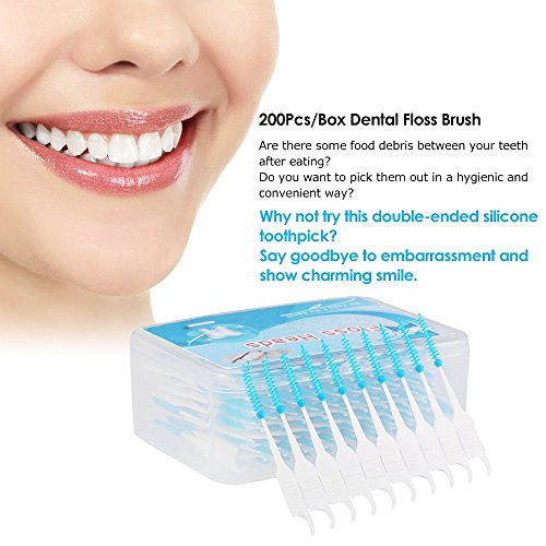 Zahnseide für Zahnzwischenräume, 200 Stück – Bild 4