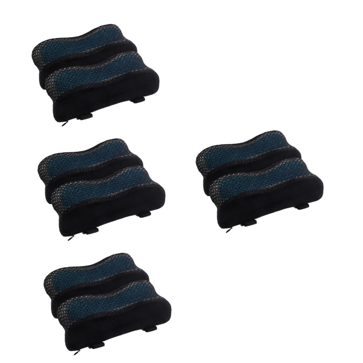 DOITOOL Almohadilla para Reposabrazos De Silla De Oficina Cojín para Reposabrazos De Silla para Juegos Almohadillas para Reposabrazos De Silla Cojines para 2 Piezas x 4