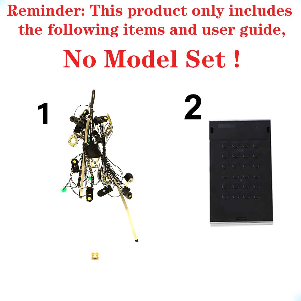 MENZAVA LED Light Set Compatible with LEGO Neuschwanstein Castle Architecture 21063 Building Blocks Model - Model Set NOT Included - Image 3