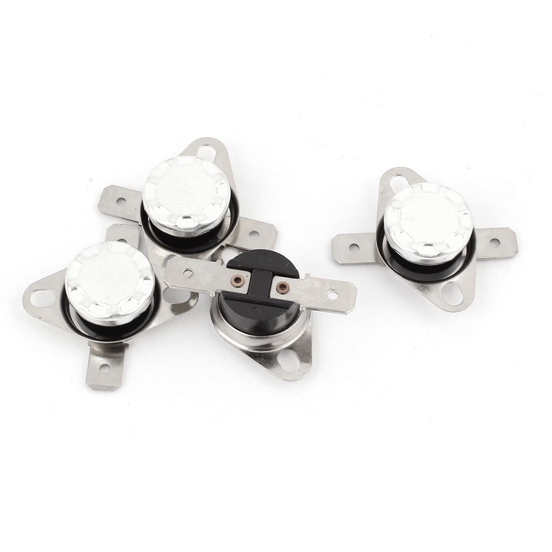Sourcingmap 4PCS KSD301 70C 158F NO Thermostat Temperature Thermal Control Switch