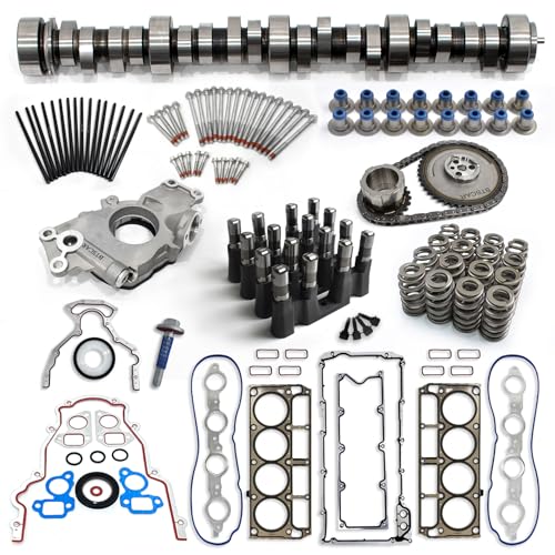 BTSCAR E1840P Stage 2 Camshaft Kit with Lifters| Head Gaskets | Springs | Pushrods | Seals | Bolts Set | Oil...