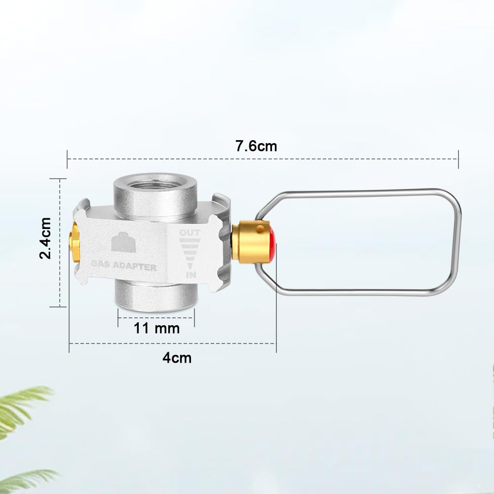 Adapter do napełniania zbiornika gazu, przenośny zewnętrzny adapter do napełniania zbiornika gazu, adapter zaworu spiralnego, zewnętrzny przenośny zawór ładowania zaworu ciśnieniowego