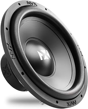 NVX ESW124 500W Peak 250W RMS E-Series 12" Single 4-Ohm Car Subwoofer