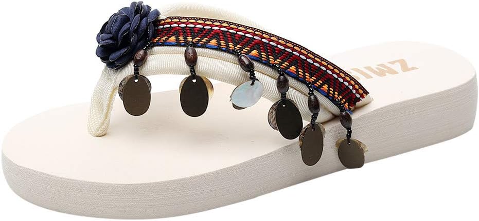 Starryflashing_Women Sandals Women Open Toe Flower Slipper ❀ Ladies Fashion Casual All-purpose Hermitage Flower-cake Shell Slippers Shoes