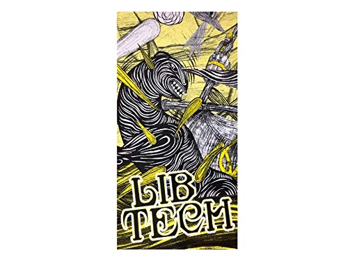 Amazon | LIB TECH（リブテック）ステッカー YELOW 【 LIBTECH ・ リブ