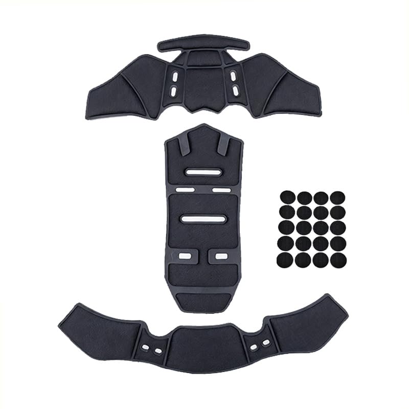Motorcycle Helmet Liner for LS2 Advant X, Breathable Comfort Helmet Replacement Foam Padding Kits Set, Helmet Lining Protective Cushion Mat, Washable,A Black : Everything Else