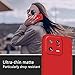 Jancyu Compatible with Xiaomi 13 Pro Case, Silicone Case for Xiaomi 13 Pro, 360°Full Protective, Shockproof and Fingerprint Resistant (red)