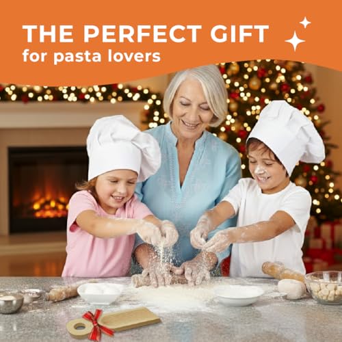 KneadEat Unique Curved Gnocchi Board Paddle, Unique Curved Design for Handmaking Italian Gnocchi...