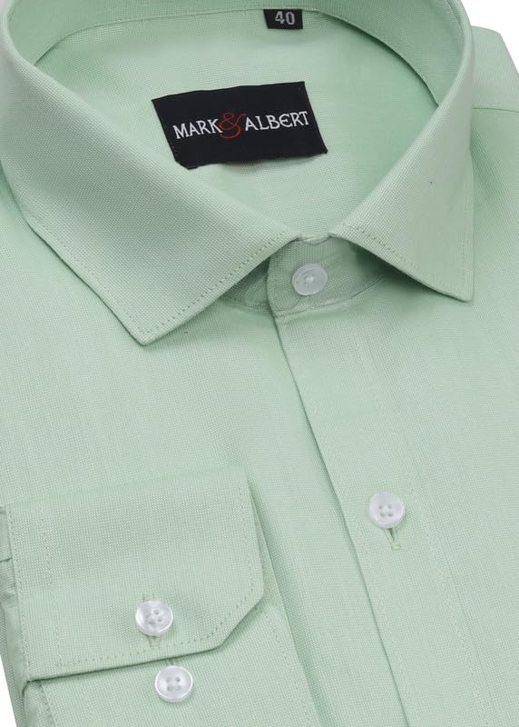 Image of MARK & ALBERT Men's Cotton Formal Shirt