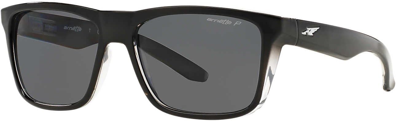 Arnette Mens Syndrome Sunglasses (AN4217) Black/Grey Plastic - Polarized - 57mm