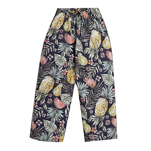 Image of Hopscotch Girls Cotton All-Over Print Top and Pant Set in Multi Colour