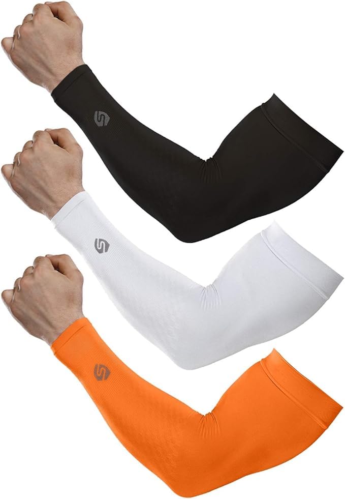 – UV Sun Protection Arm Sleeves Gaming Cooling Compression Tattoo Cover Up Sleeve for Men Women Arms, for Sports Cycling Golf Running