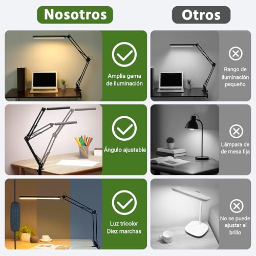 El Mejor Listado de Lampara escritorio comprados en linea. 29 Imagen adicional