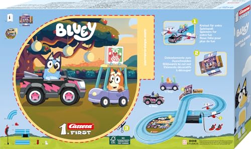Circuit voitures Carrera First Bluey et Bingo Race - vue 5
