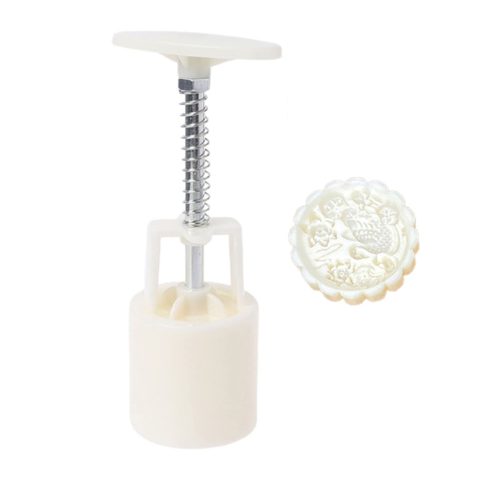 MALSSE 75g Stamp Mold Festival Hand Press Pastry Decorating Gadgets 4 Styles Pastry Tools Professional